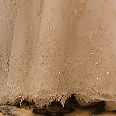 Italian Lace Wedding Dress Detail