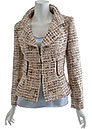 Corset Detailed Tweed Jacket