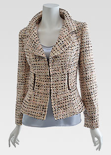 CORSET DETAILED TWEED JACKET