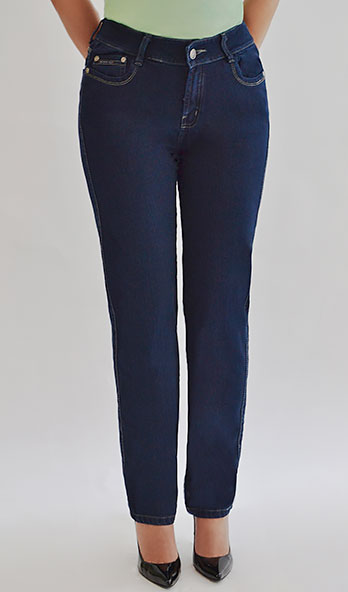 Classic High Rise Straight Leg Jeans